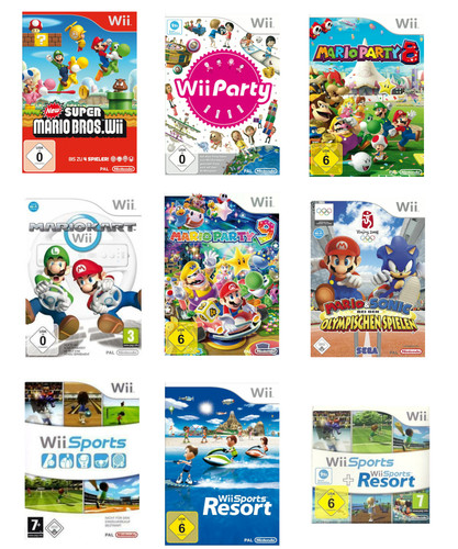 Selezione giochi nintendo wii - selezione,