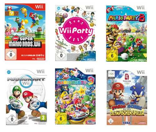 Selezione giochi nintendo - selezione, wii